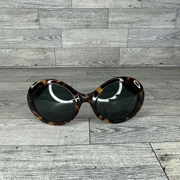 Gucci GG 2401 N/S Tortoise Shell Circle Round Women Eyeglasses 02Y 55-24-145 - Picture 2 of 7